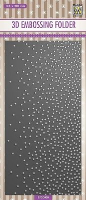 NS 3D Embossingfolder - Slimline - Snow