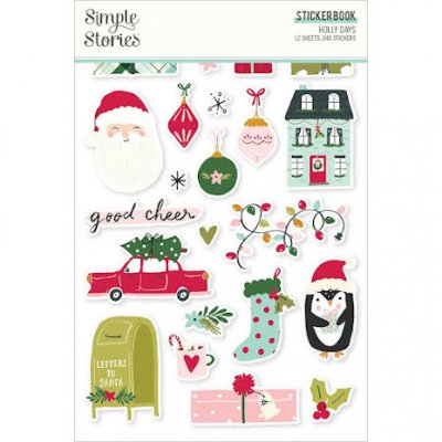 Simple Stories Sticker Book - Holly Days 