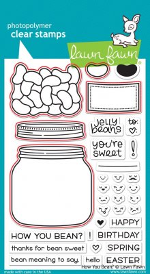 Lawn Fawn Dies - How you bean?