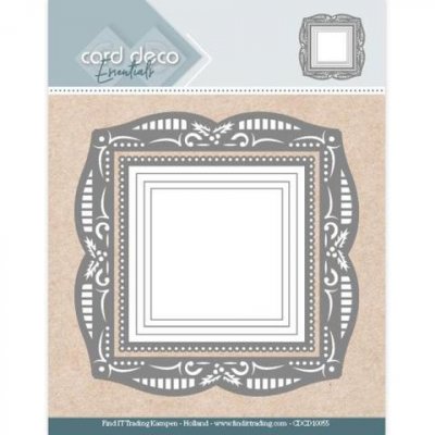 Card Deco - Aperture dies Holly Square