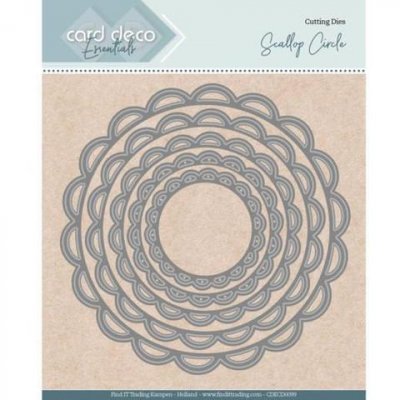 Card Deco - Scallop Circle