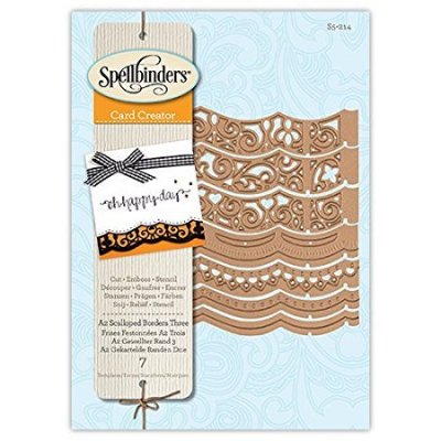 Spellbinders Die - Card Creator A2 Scalloped Borders One