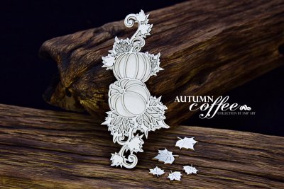 Chipboard - Pumpkins layered