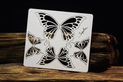 SnipArt Chipboard - Butterfly wings