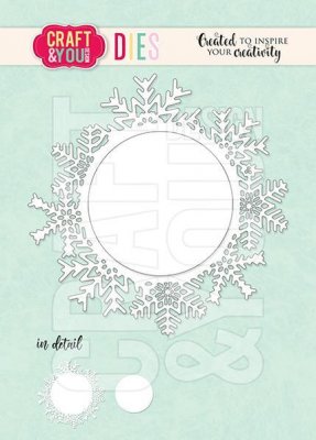 Craft & You Die - Snowflake Frame