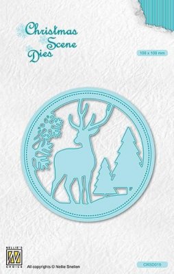 NS Christmas Scene Dies - Reindeer