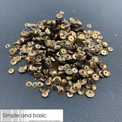Simple and Basic Sequins - Bronze