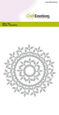 Craft Emotions Die - border rond magic leaves Card