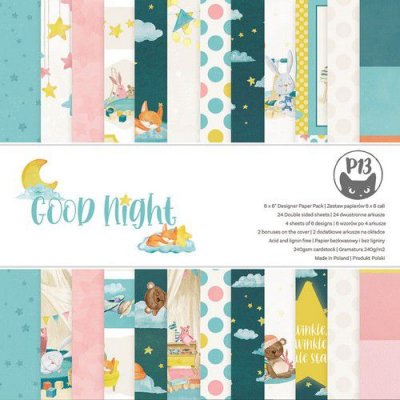 Piatek13 Paper pad 6x6 - Good Night
