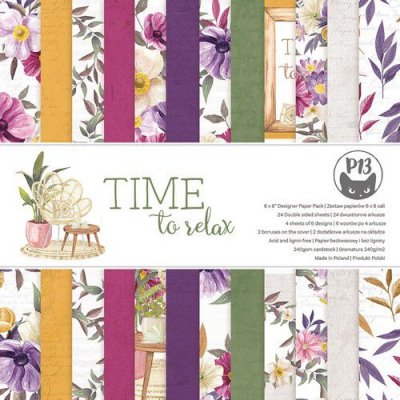 Piatek13 Paper pad 6x6 - Time to relax