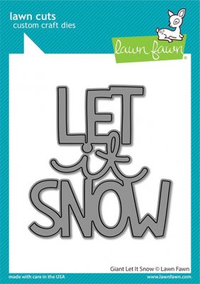 Lawn Fawn Dies - Giant Let It Snow