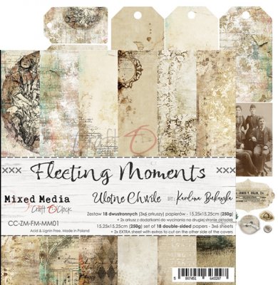 Craft O Clock 6x6 Paper Pad - Fleeting Moments