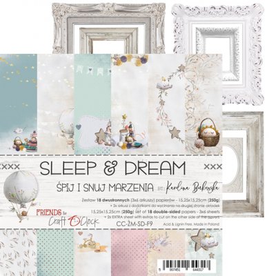 Craft O Clock 6x6 Paper Pad - Sleep & Dream