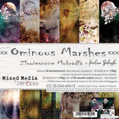 Craft O Clock 12x12 Paper Set - Ominous Marshes