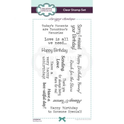 Creative Expressions - Designer boutique clear stamp