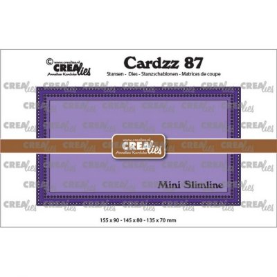 Crealies - Cardzz Mini Slimline G with small circles
