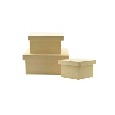 Vaessen Creative - Wooden box plywood set 3pcs
