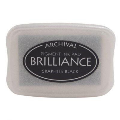 Tsukineko - Brilliance ink pad Graphite black