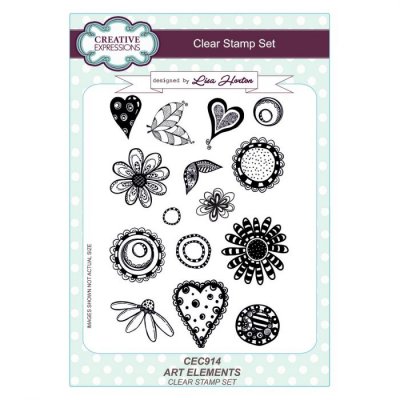 Creative Expressions - Art Elements A5 Clear Stamp Set