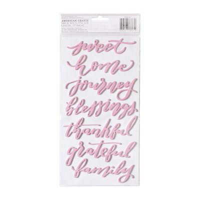 Jen Hadfield - Heart of Home foam word thickers