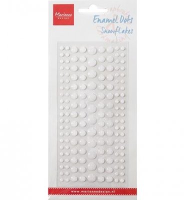 Marianne Design Enamel Dots - Snowflakes