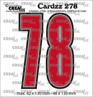 Crealies Cardzz Numbers 7 och 8