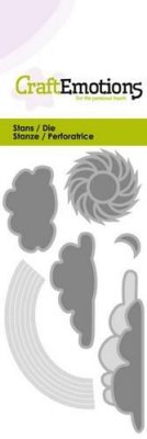 Craft Emotions Die - Clouds sun rainbow