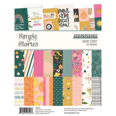 Simple Stories Paper Pad 6X8 - Good Stuff
