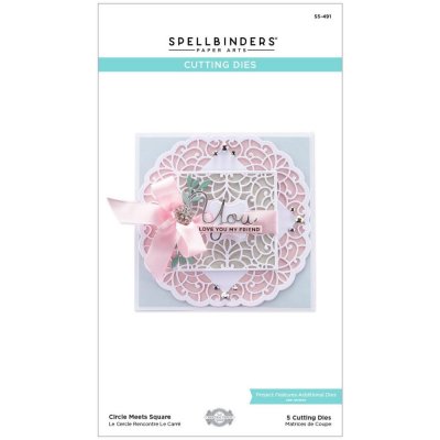 Spellbinders Etched Dies - Circle Meets Square