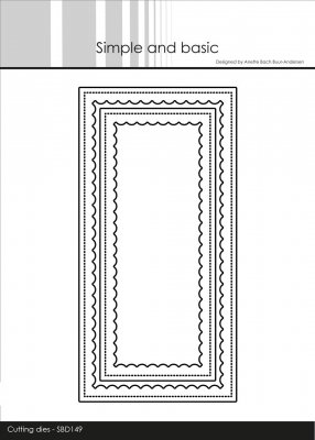 Simple and Basic die - Mini Slimcard w/Inner Scallop