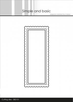 Simple and Basic die - Mini Slimcard Add-on