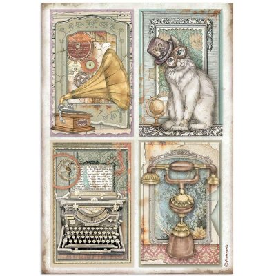 Stamperia Rice Paper Sheet A4 - Lady Vagabond