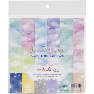 Asuka Studio Paper Pack 6x6 - Sparkly Sky