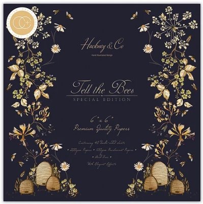 Craft Consortium 6x6 Paper Pad - Tell the Bees