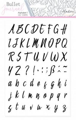 Aladine Bullet Journal Foam Stamps - Alphabet 1