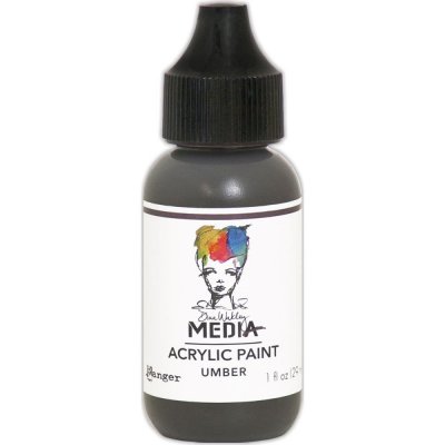Dina Wakley Media Acrylic Paint - Umber