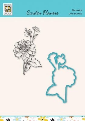 NS Dies & Clearstamp - Dahlia
