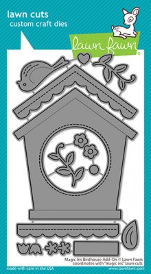 Lawn Fawn Dies - Magic Iris Birdhouse add-on