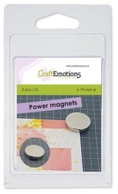Craft Emotions 2 Power magnets for magnetic media mat ca 19mm