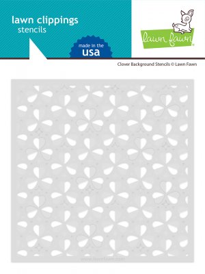Lawn Fawn - Clover background stencils