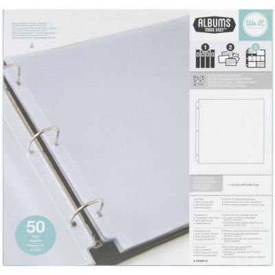 We R Ring Photo Sleeves 12X12 inch 50/Pkg