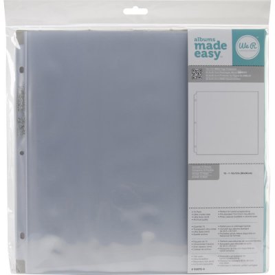 We R Ring Photo Sleeves 12X12 inch 10/Pkg