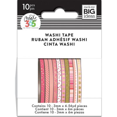 Happy Planner Mini Washi Tape 3mm - Pink