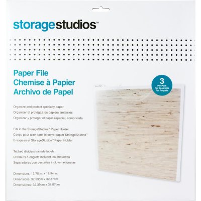 Storage Studios Paper Files W/Tabbed Dividers & Labels 3/Pkg