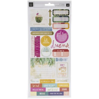 Heidi Swapp Art Walk Cardstock Stickers 