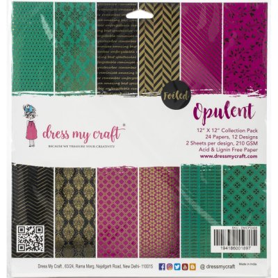 Dress My Craft Paper Pad 12X12 - Opulent