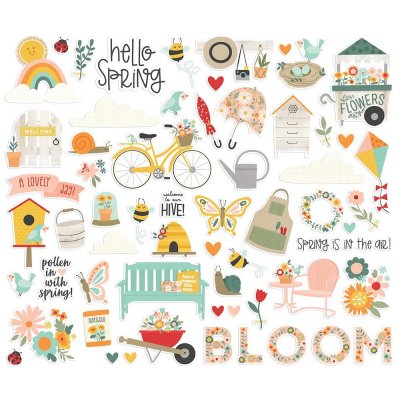 Simple Stories DieCuts - Full Bloom Bits & Pieces