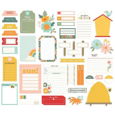 Simple Stories DieCuts - Full Bloom Bits & Pieces 