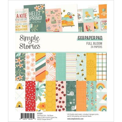 Simple Stories Paper Pad 6X8 - Full Bloom