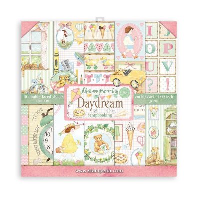 Stamperia Paper Pad 8X8 - Daydream